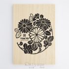 10 részes evőpálcika díszkészlet fa dobozban