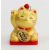 Maneki neko cica 3,5 cm -  arany csengettyű